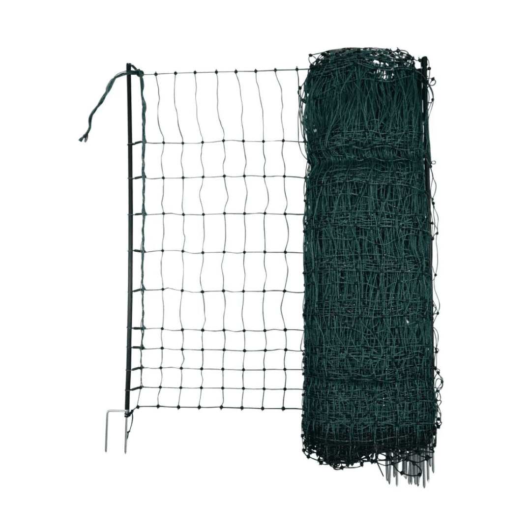 Filet E volaille 50m vert, 106cm, double pointe