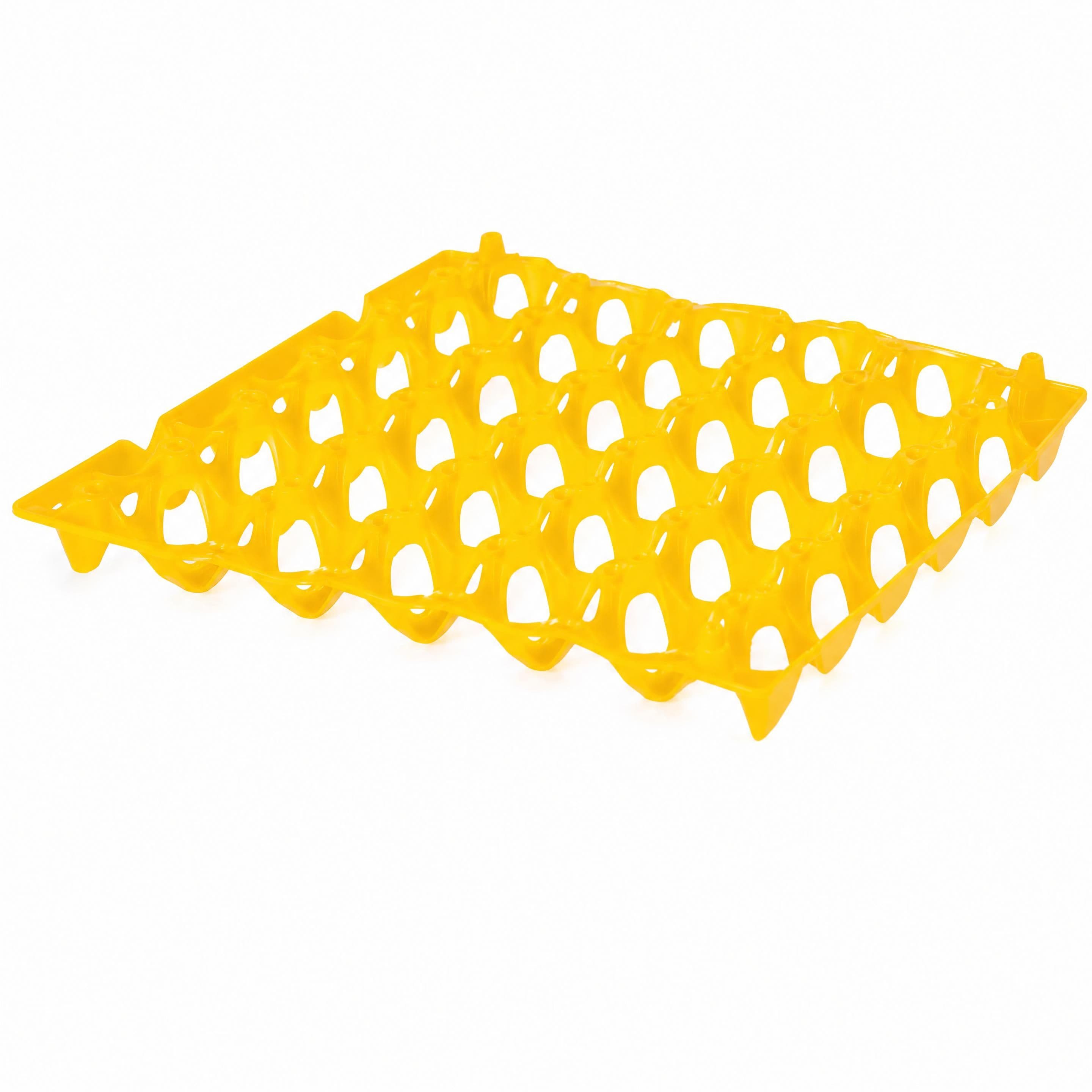 Support pour œufs jaune, 30 œufs