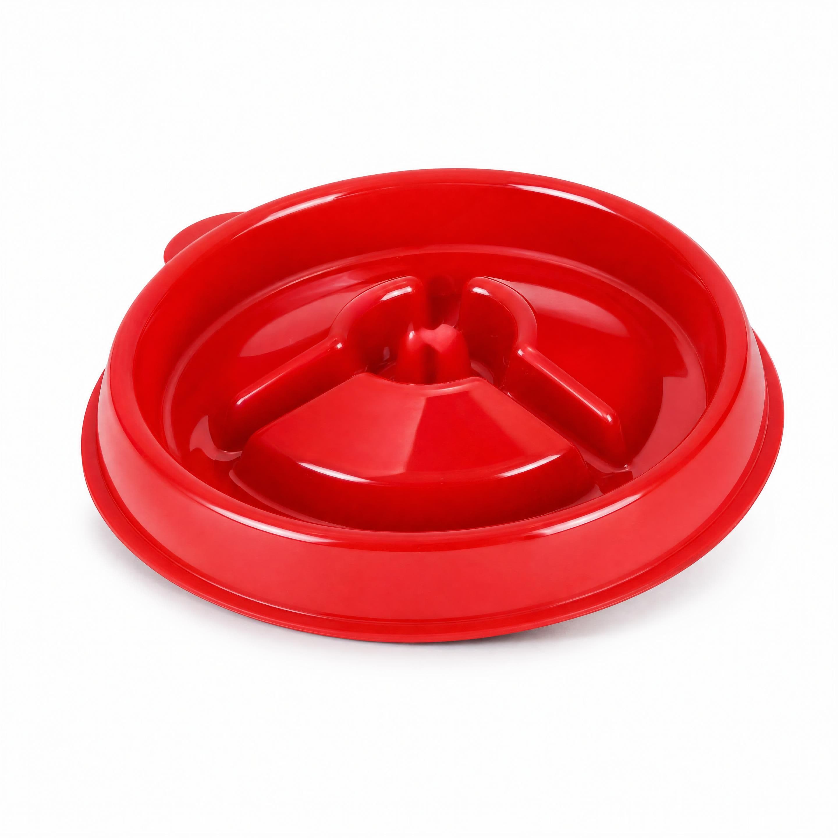 Abreuvoir bouteille plastique rouge, Ø23cm, bouteilles 1,5L
