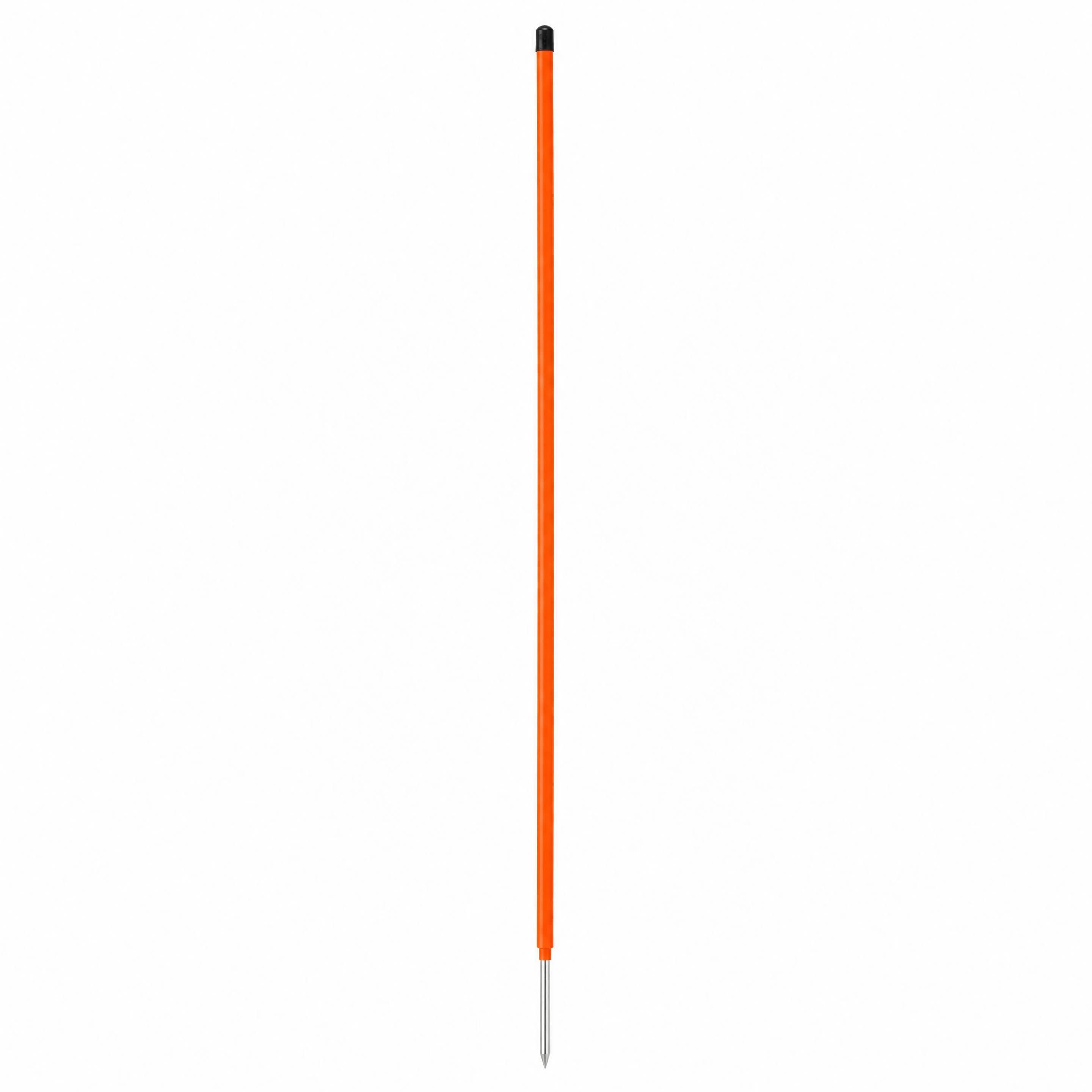 Poteau de remplacement 106 cm monopoint pour filet à volaille, orange